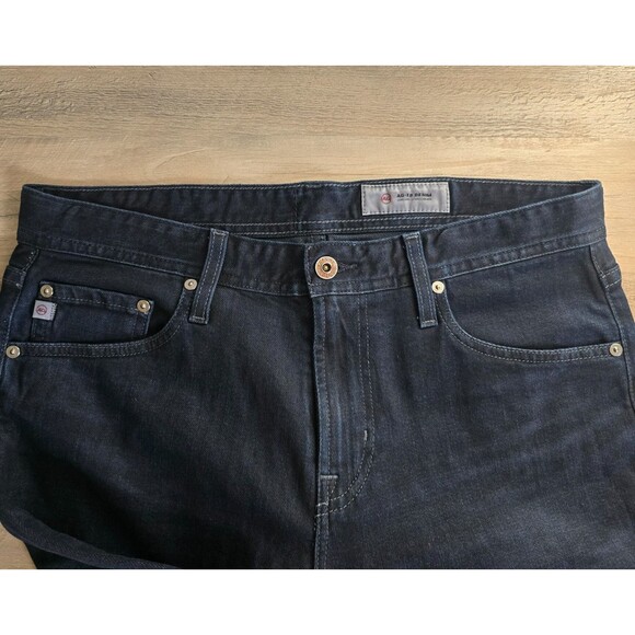 AG Adriano Goldschmied Halsted Straight Leg Men's Dark Wash Jeans 32R Denim - Picture 6 of 12